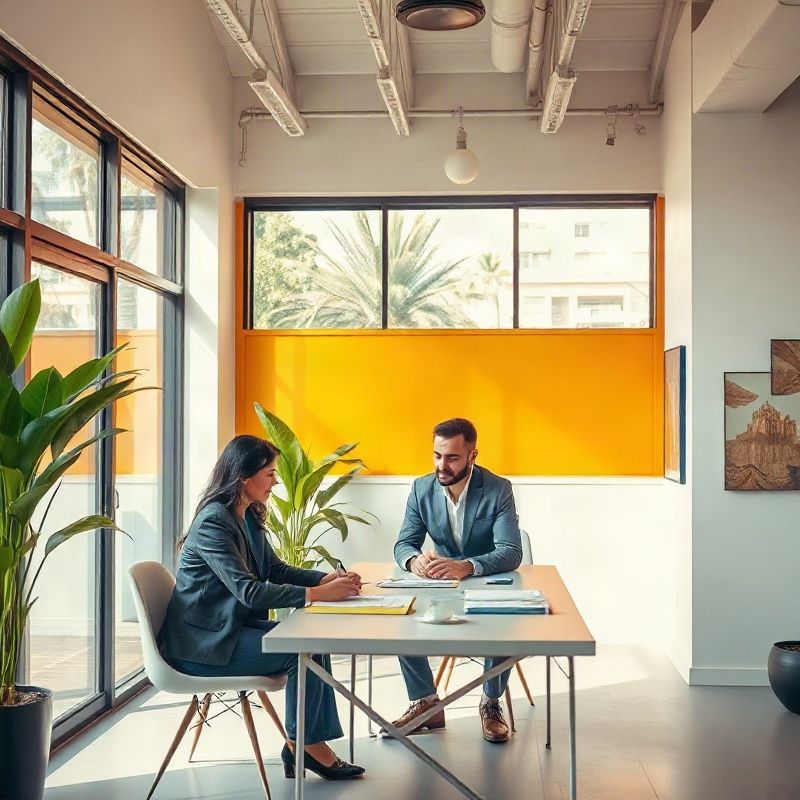 Terralorbit team collaborating in a bright Belo Horizonte office